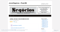 Desktop Screenshot of jornalnegocios.wordpress.com