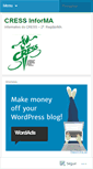 Mobile Screenshot of cressinforma.wordpress.com
