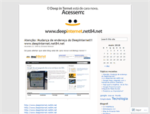 Tablet Screenshot of deepinternet.wordpress.com