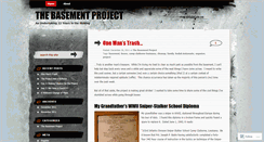 Desktop Screenshot of basementprojectblog.wordpress.com