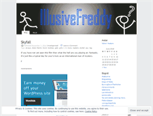 Tablet Screenshot of illusivefreddy.wordpress.com