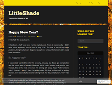 Tablet Screenshot of littleshade.wordpress.com