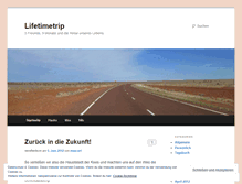 Tablet Screenshot of lifetimetrip.wordpress.com