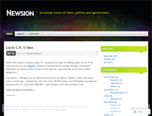 Tablet Screenshot of newsion.wordpress.com