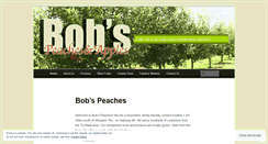 Desktop Screenshot of bobspeachesandapples.wordpress.com