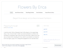 Tablet Screenshot of flowersbyerica.wordpress.com