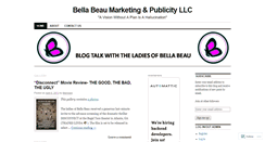 Desktop Screenshot of bellabeaump.wordpress.com