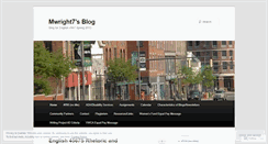 Desktop Screenshot of mwright7.wordpress.com