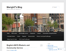 Tablet Screenshot of mwright7.wordpress.com