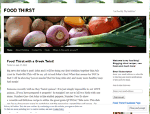 Tablet Screenshot of foodthirst.wordpress.com