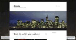 Desktop Screenshot of dixxxie.wordpress.com