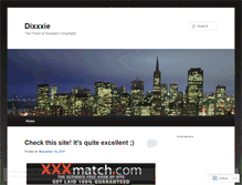 Tablet Screenshot of dixxxie.wordpress.com
