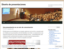 Tablet Screenshot of disenodepresentaciones.wordpress.com