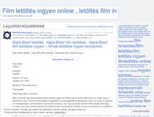 Tablet Screenshot of filmekletolteseingyen.wordpress.com