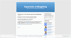 Desktop Screenshot of esperantoordbog.wordpress.com