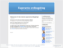 Tablet Screenshot of esperantoordbog.wordpress.com