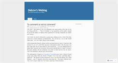 Desktop Screenshot of debzw.wordpress.com