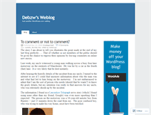 Tablet Screenshot of debzw.wordpress.com