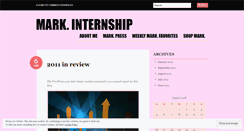 Desktop Screenshot of markintern.wordpress.com