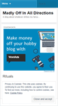 Mobile Screenshot of madlyoff.wordpress.com