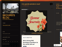 Tablet Screenshot of bechir5.wordpress.com