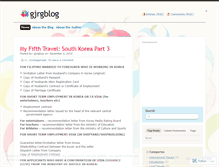 Tablet Screenshot of gjrgblog.wordpress.com