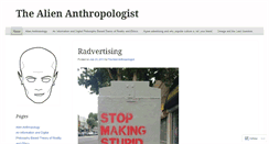 Desktop Screenshot of alienanthropologist.wordpress.com