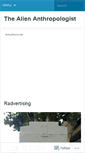 Mobile Screenshot of alienanthropologist.wordpress.com