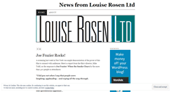 Desktop Screenshot of louiserosenltd.wordpress.com