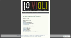 Desktop Screenshot of lovioli.wordpress.com