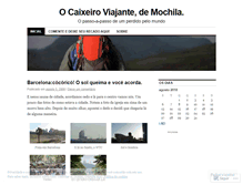 Tablet Screenshot of ocaixeiroviajante.wordpress.com
