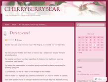 Tablet Screenshot of cherryberrybear.wordpress.com