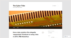 Desktop Screenshot of cybtribe.wordpress.com