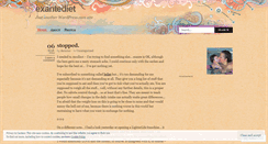 Desktop Screenshot of exantediet.wordpress.com