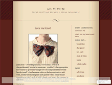 Tablet Screenshot of ispeakfashionese.wordpress.com