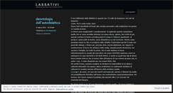 Desktop Screenshot of lassativi.wordpress.com