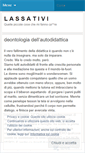 Mobile Screenshot of lassativi.wordpress.com