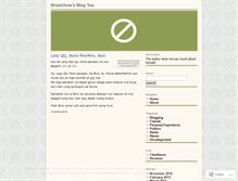 Tablet Screenshot of broxichow.wordpress.com