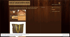 Desktop Screenshot of noturusual.wordpress.com