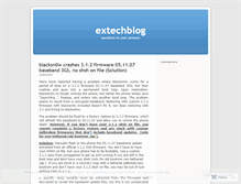 Tablet Screenshot of extechblog.wordpress.com