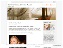 Tablet Screenshot of gettingtheregoingplaces.wordpress.com