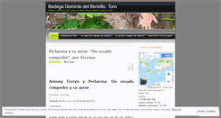 Desktop Screenshot of bodegadominiodelbendito.wordpress.com