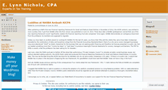 Desktop Screenshot of lynnnicholscpa.wordpress.com