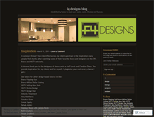 Tablet Screenshot of f4designs.wordpress.com