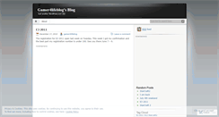 Desktop Screenshot of gamer4lifeblog.wordpress.com
