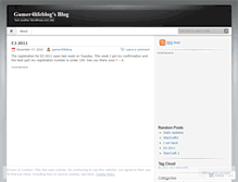 Tablet Screenshot of gamer4lifeblog.wordpress.com
