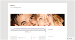 Desktop Screenshot of chrina.wordpress.com