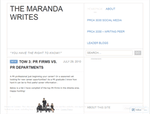 Tablet Screenshot of marandab.wordpress.com