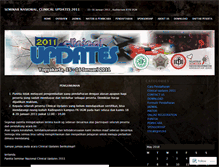 Tablet Screenshot of clinicalupdates2011.wordpress.com