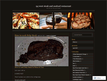 Tablet Screenshot of 94westrestaurant.wordpress.com